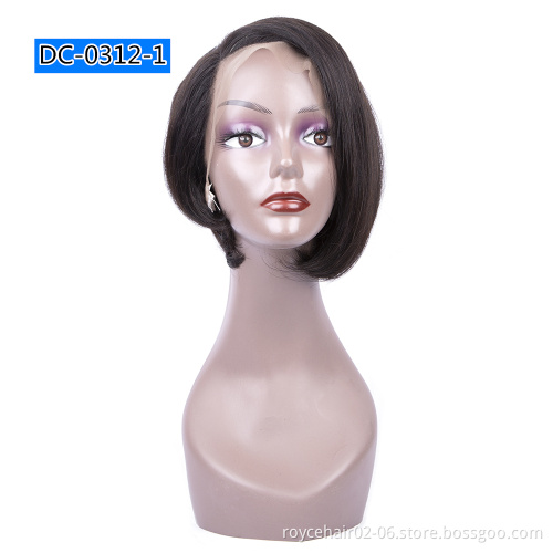 Pixie Cut  100% Peruvian Human Hair Short Lace Front Bob Wigs in Zurich for Black Women